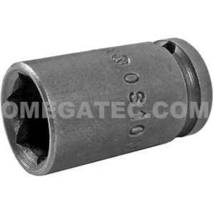 OS-10MM11 Apex 10mm 6-Point Fast Lead Metric Standard Impact Socket, 1/4'' Square Drive