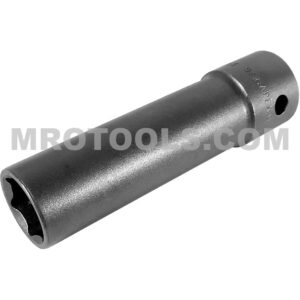 OS-5518 Apex 9/16'' 6-Point Thin Wall Extra Long Impact Socket, No Groove Ring, 1/2'' Square Drive