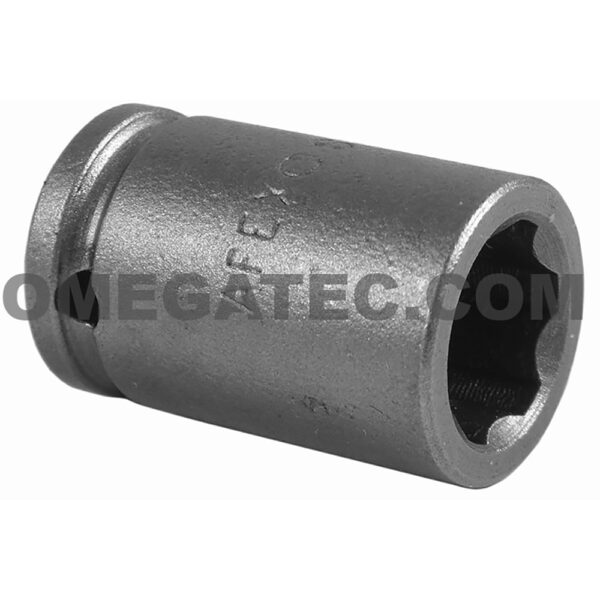 SF-10MM11 Apex 10mm 6-Point Surface Drive Metric Standard Impact Socket, 1/4'' Square Drive