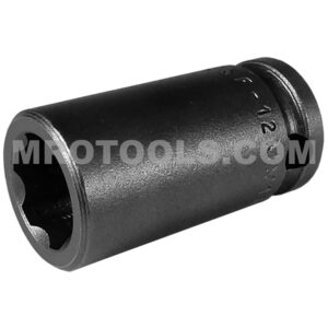 SF-12MM13 Apex 12mm 6-Point Surface Drive Metric Standard Impact Socket, 3/8'' Square Drive