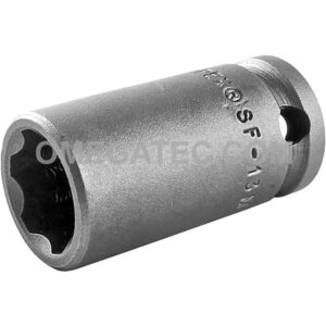 SF-13MM43 Apex 13mm 6-Point Surface Drive Thin Wall Metric Standard Impact Socket, 3/8'' Square Drive