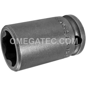 SF-15MM13 Apex 15mm 6-Point Surface Drive Metric Standard Impact Socket, 3/8'' Square Drive