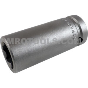 SF-15MM25 Apex 15mm 6-Point Surface Drive Metric Long Impact Socket, 1/2'' Square Drive