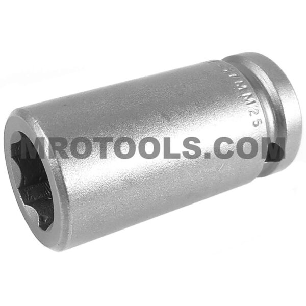 SF-17MM25 Apex 17mm 6-Point Surface Drive Metric Long Impact Socket, 1/2'' Square Drive