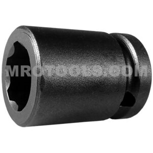 SF-17MM55 Apex 17mm 6-Point Surface Drive Thin Wall Metric Extra Long Impact Socket, 1/2'' Square Drive