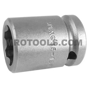 SF-18MM15 Apex 18mm 6-Point Surface Drive Metric Standard Impact Socket, 1/2'' Square Drive