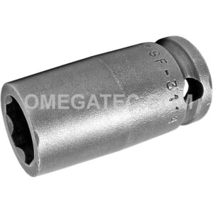 SF-3114 Apex 7/16'' 6-Point Surface Drive Standard Impact Socket, 3/8'' Square Drive
