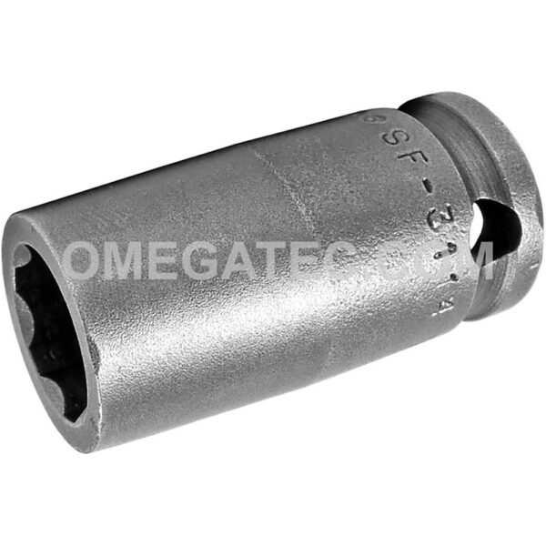 SF-3114 Apex 7/16'' 6-Point Surface Drive Standard Impact Socket, 3/8'' Square Drive