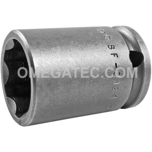 SF-3124 Apex 3/4'' 6-Point Surface Drive Standard Impact Socket, 3/8'' Square Drive
