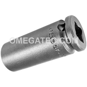 SF-3216 Apex 1/2'' 6-Point Surface Drive Long Impact Socket, 3/8'' Square Drive