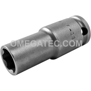 SF-3514 Apex 7/16'' 6-Point Surface Drive Thin Wall Long Impact Socket, 3/8'' Square Drive