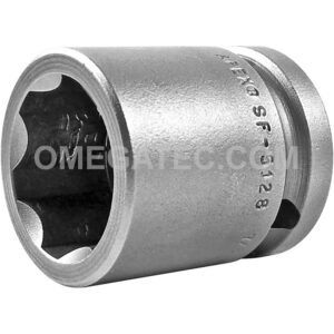SF-5128 Apex 7/8'' 6-Point Surface Drive Standard Impact Socket, 1/2'' Square Drive