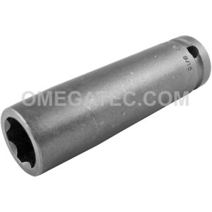 SF-5318 Apex 9/16'' 6-Point Surface Drive Extra Long Impact Socket, 1/2'' Square Drive