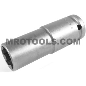 SF-5524 Apex 3/4'' 6-Point Surface Drive Thin Wall Extra Long Impact Socket, 1/2'' Square Drive