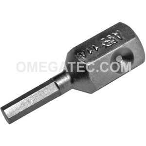 SZ-11-A Apex 3/8'' 6-Point Impact Socket Head Bit, 7/16'' Hex Drive Insert Only