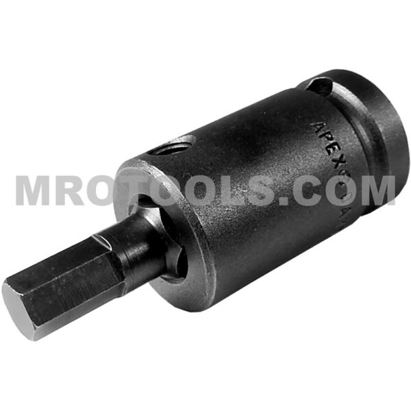 SZ-5-7-8MM Apex 8mm Metric Impact Socket Head Bit, 1/2'' Square Drive
