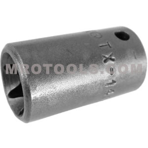 TX-1412 Apex E-12 Thin Wall Torx Impact Socket, For External Screws, 1/4'' Square Drive