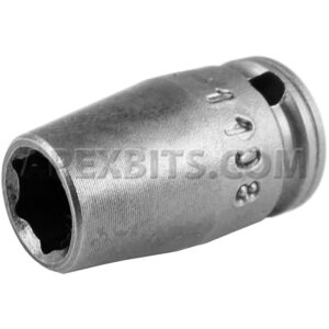 X-1108 Apex 1/4'' 6-Point X-Hard Standard Impact Socket, 1/4'' Square Drive